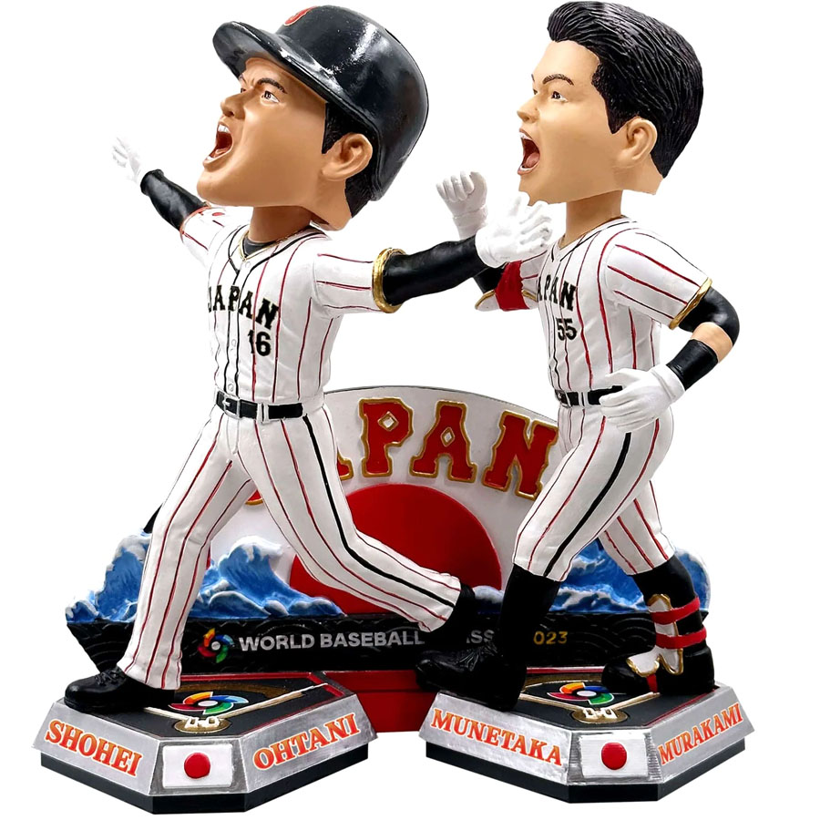 WBC 大谷翔平 村上宗隆 侍ジャパン デュアルボブルヘッド 【144個限定】2023 WBC 優勝記念 Walk Off Dual Bobblehead FOCO