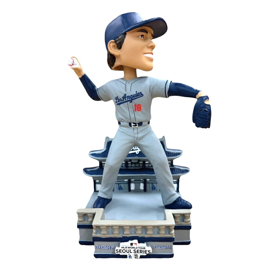 MLB 山本由伸 ドジャース ボブルヘッド 【2024個制限事項】2024 心魂つづき物 8Inc Bobblehead 図形 FOCO 薄墨色
