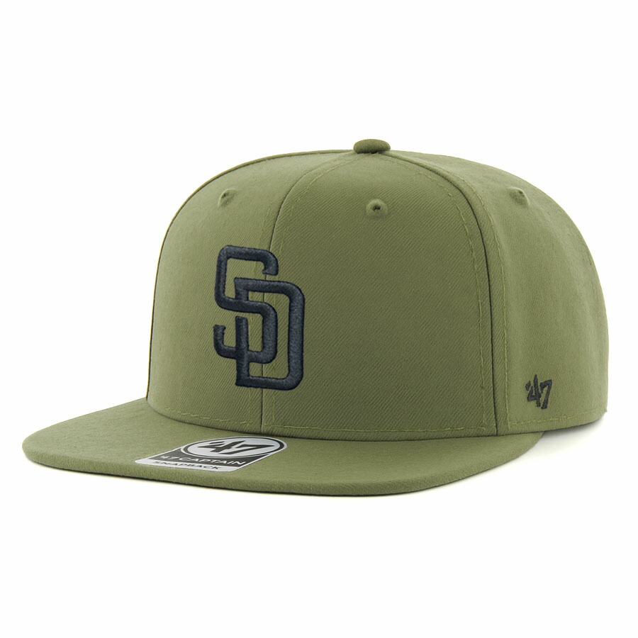 MLB パドレス キャップ 【現地買付】ボールパーク Captain Sure Shot Adjustable Hat 47Brand カモ
