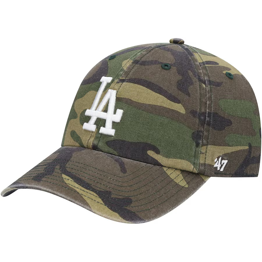 MLB ドジャース キャップ 【現地買付】Clean Up Adjustable Hat 47Brand カモ|映画エンタメショップ SELECTION