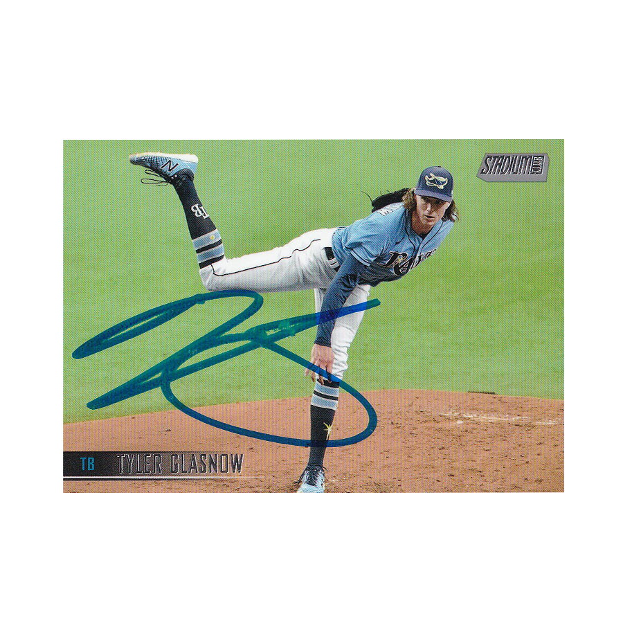 MLB タイラー・グラスノー タンパベイ・レイズ トレーディングカード 【現地買付】Topps 2020 Card 直筆サイン Topps