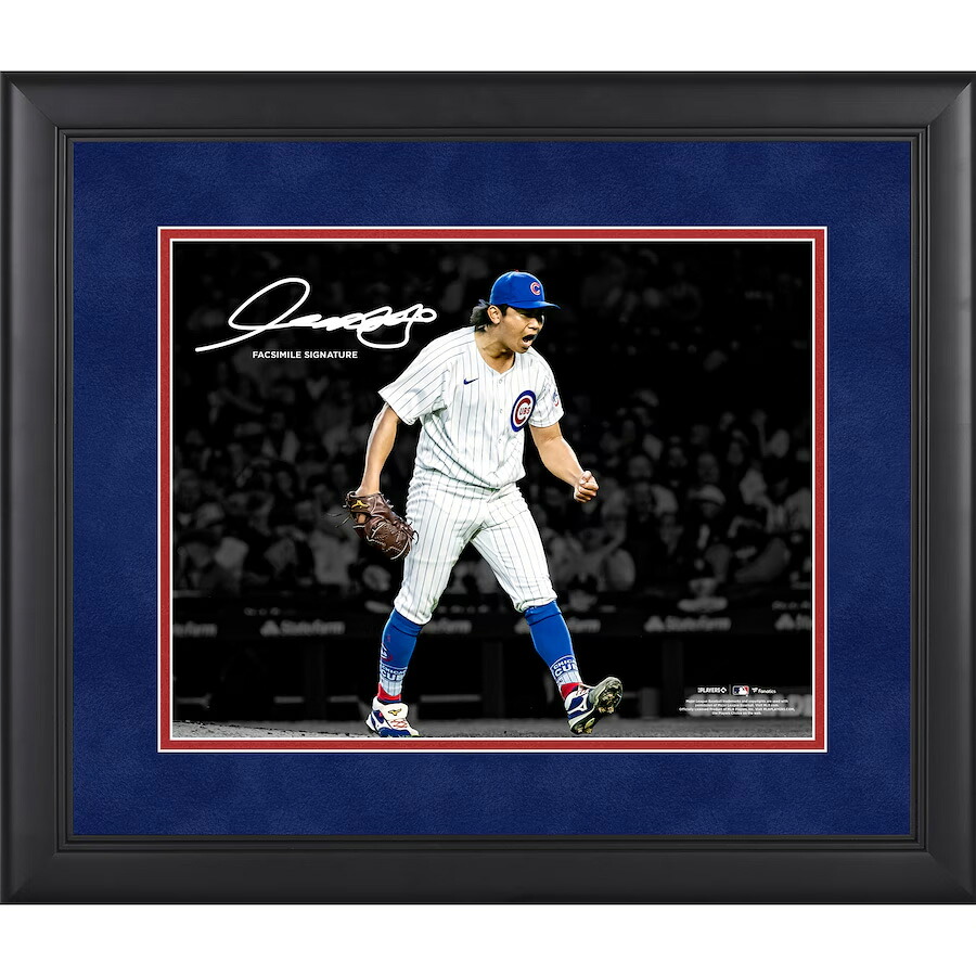 MLB 今永昇太 カブス フォトフレーム Facsimile Signature Authentic Framed Spotlight Photograph Fanatics