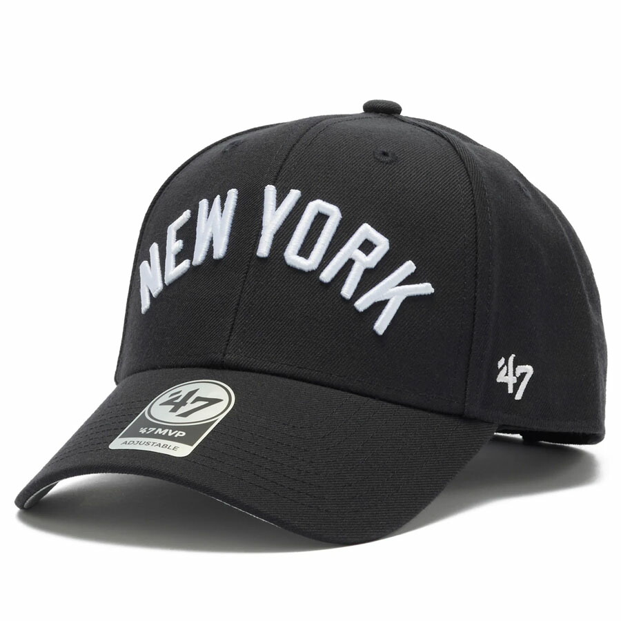 MLB ヤンキース キャップ Script MVP Cap 47Brand Navy(New York)