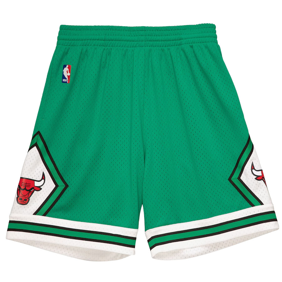 NBA シカゴ・ブルズ スウィングマンショーツ スローバック ミッチェル&ネス/Mitchell & Ness 2008 グリーン|映画エンタメショップ SELECTION
