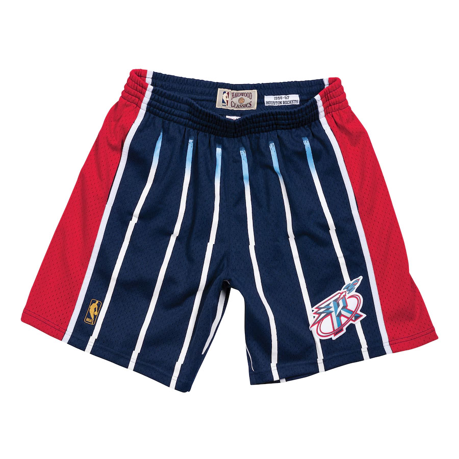 NBA ロケッツ スウィングマンショーツ スローバック ミッチェル&ネス/Mitchell & Ness 1996-97 ネイビー|映画エンタメショップ SELECTION