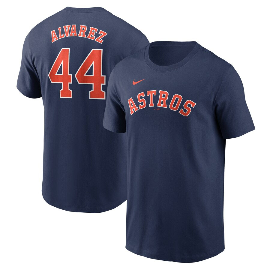 MLB ヨルダン・アルバレス アストロズ Tシャツ ネーム＆ナンバー Name＆Number T-Shirt ナイキ/Nike ネイビー