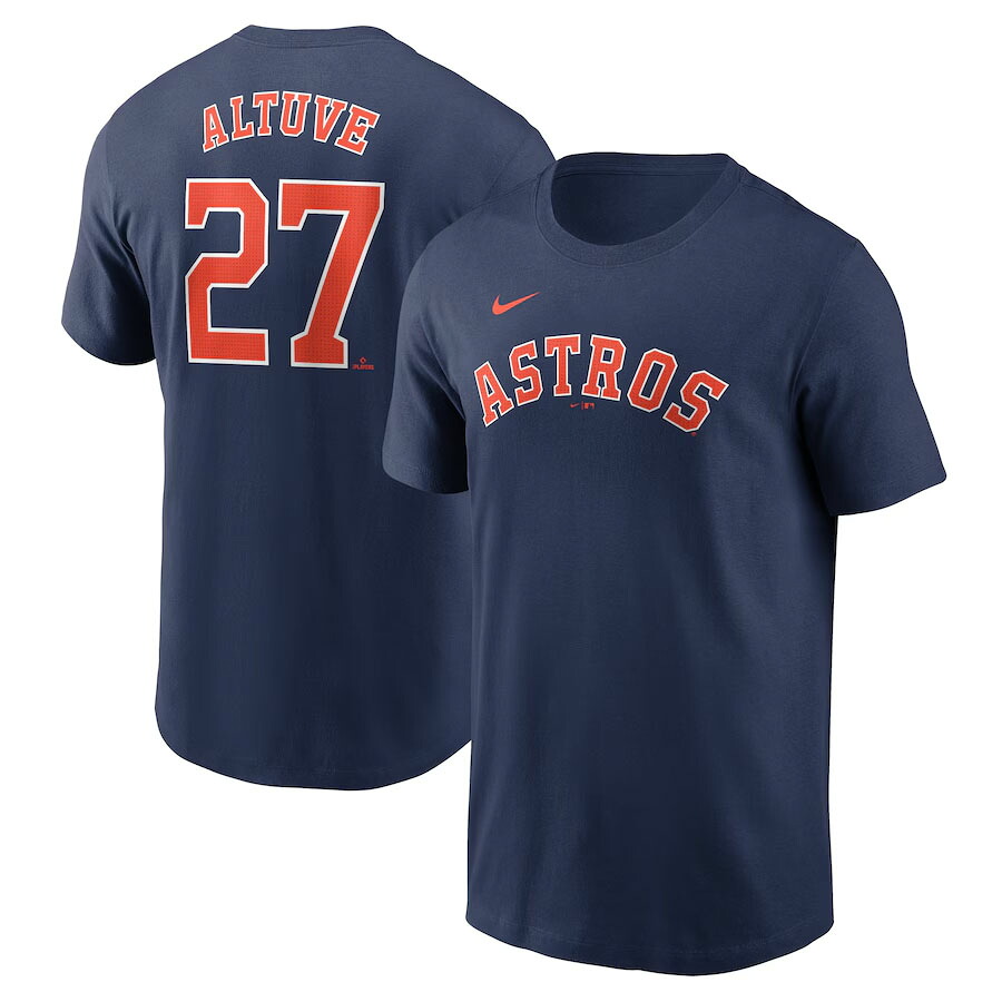 MLB ホセ・アルテューベ アストロズ Tシャツ ネーム＆ナンバー Name＆Number T-Shirt ナイキ/Nike ネイビー