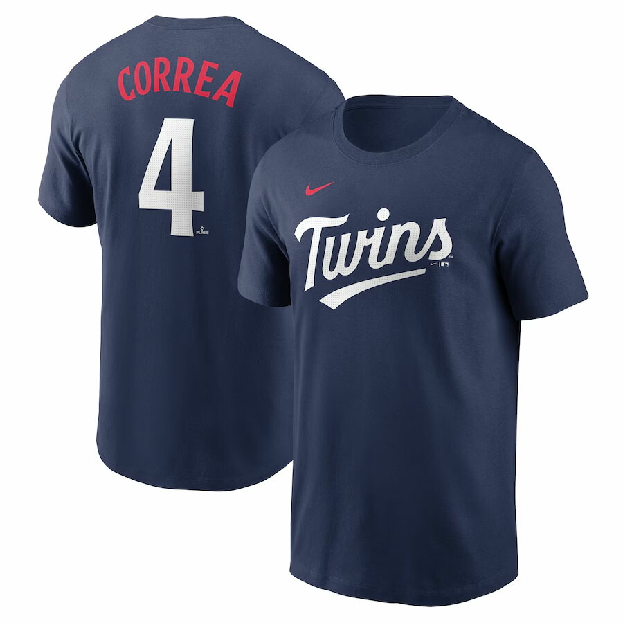 MLB カルロス・コレア ミネソタ・ツインズ Tシャツ ネーム＆ナンバー Name＆Number T-Shirt ナイキ/Nike ネイビー 8,216円