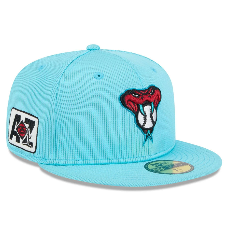 MLB ダイヤモンドバックス キャップ 【現地買付】スプリングトレーニング2024 59FIFTY Fitted Hat ニューエラ/New Era ライトブルー|映画エンタメショップ SELECTION