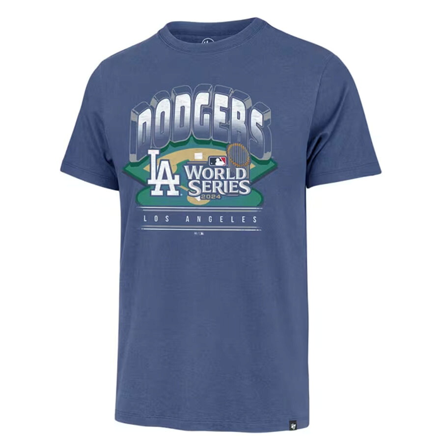 MLB ドジャース Tシャツ 【現地買付】ワールドシリーズ2024優勝 Graphic T-Shirt 47Brand ロイヤル