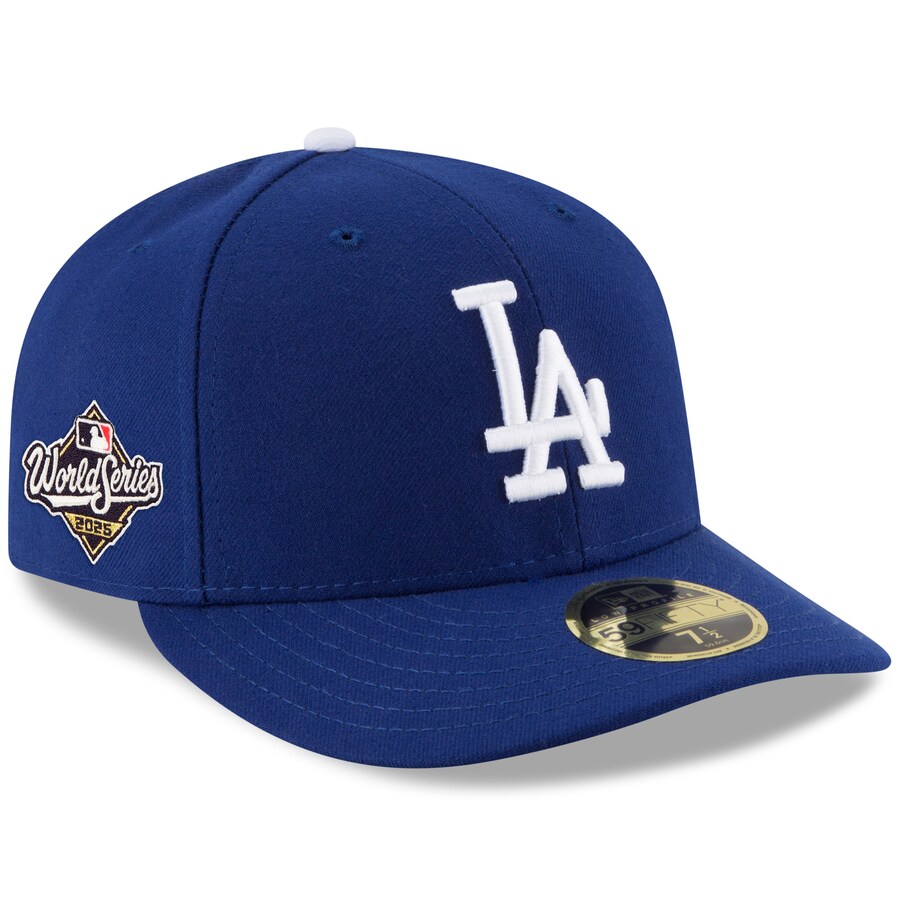 MLB ドジャース 鳥打ち帽 【外国で模範例】世界つづき物2025押しひろげる Side Patch 59FIFTY Low Profile ニュー内鰓/New Era ロイヤル