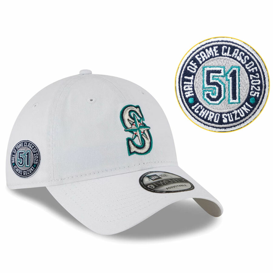 楽天市場】MLB マリナーズ イチロー キャップ サイン刺繍