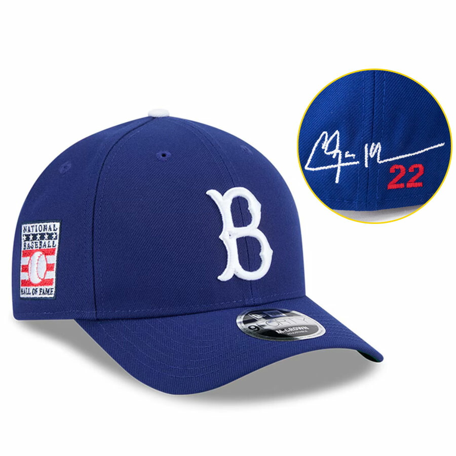 MLB カーショー ブルックリン・ドジャース キャップ 海外カスタム サイン刺繍 Hall of Fame 9FORTY M-Crown ニューエラ/New Era|映画エンタメショップ SELECTION