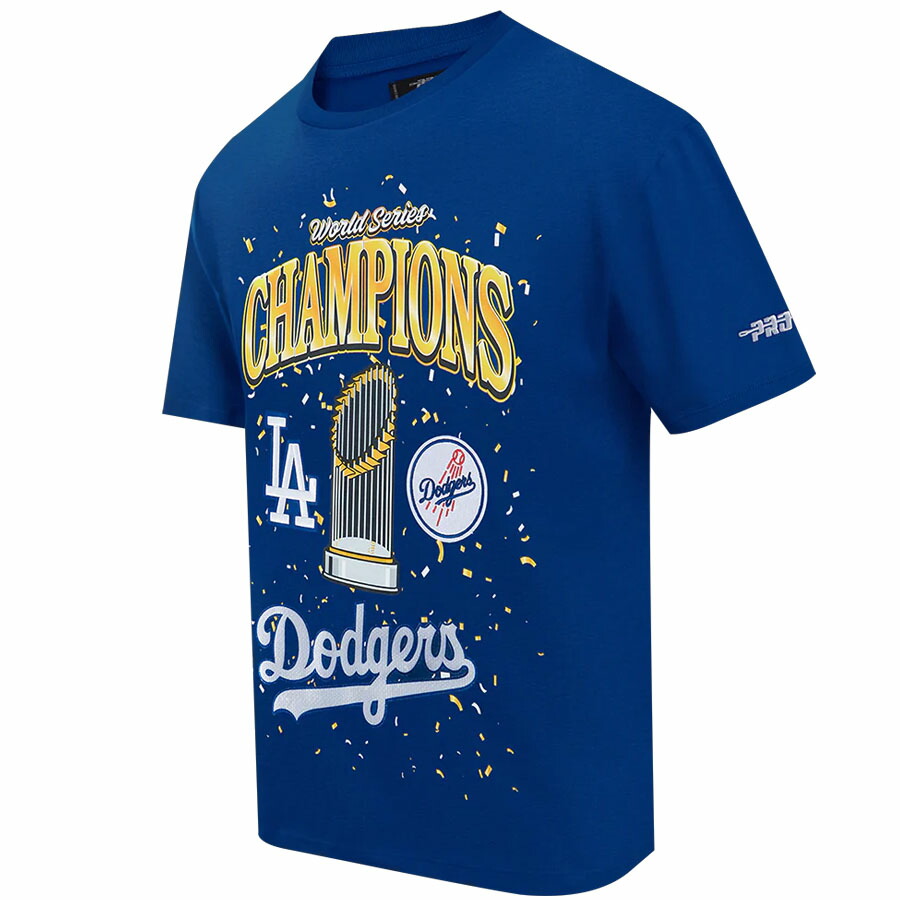 MLB ドジャース Tシャツ ワールドシリーズ2025優勝記念 CJ DROP SHOULDER TOP Pro Standard ロイヤル
