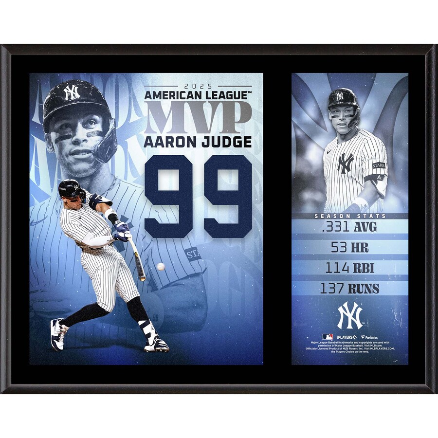 MLB アーロン・ジャッジ ヤンキース フォトフレーム 12 x 15 2025 MVP Sublimated Plaque Fanatics Authentic 15,939円