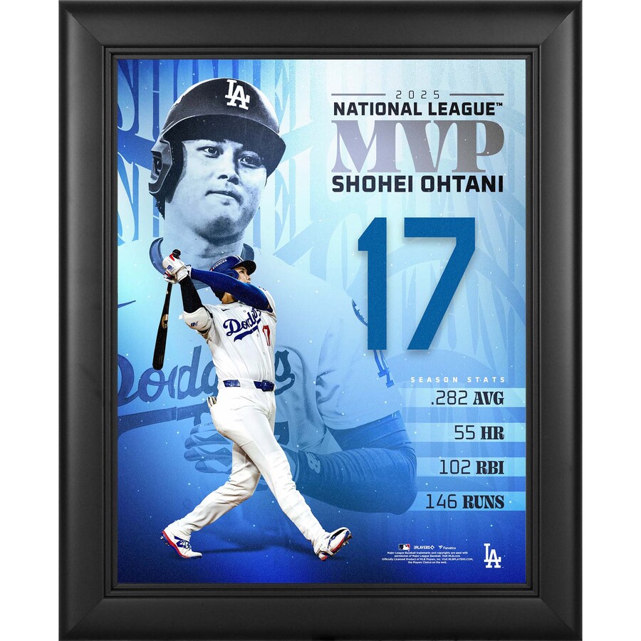 MLB 大谷翔平 ナ・リーグ フォトフレーム 11 x 14 2025 MVP Collage Fanatics Authentic