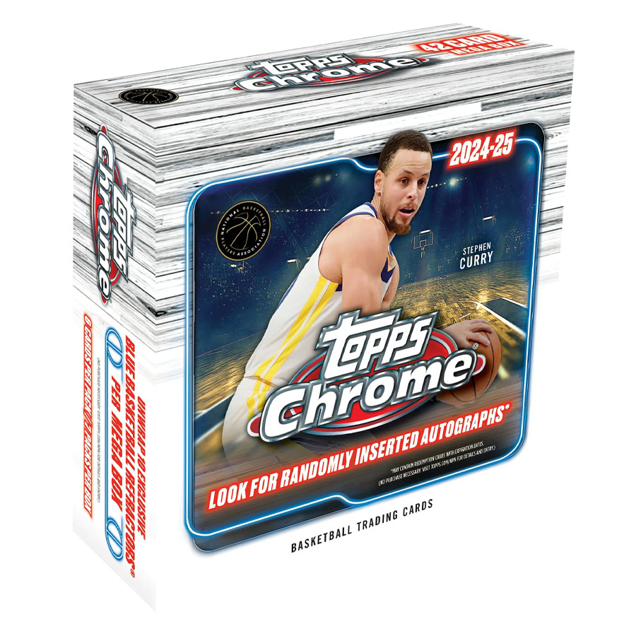 NBA ステファン・カリー ウォリアーズ トレーディングカードボックス 【現地買付品】2024-25 Topps Chrome Mega Box Topps