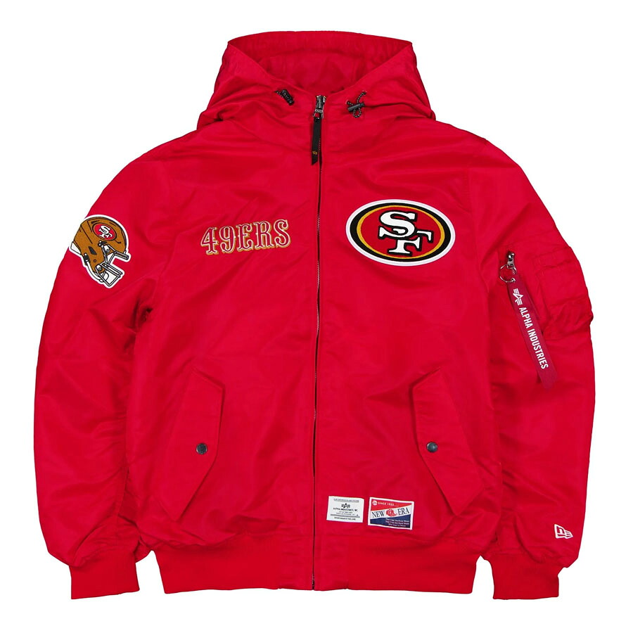 NFL 49ers ジャケット 【現地買付】アルファインダストリーズ ヘビー Heavy Jacket ニューエラ/New Era レッド
