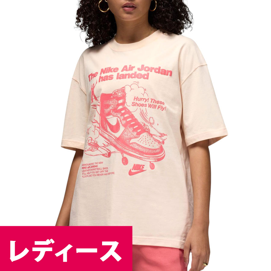 JORDAN Tシャツ 現地買付品 Women's Oversized Graphic T-Shirt ナイキ/Nike Guava Ice