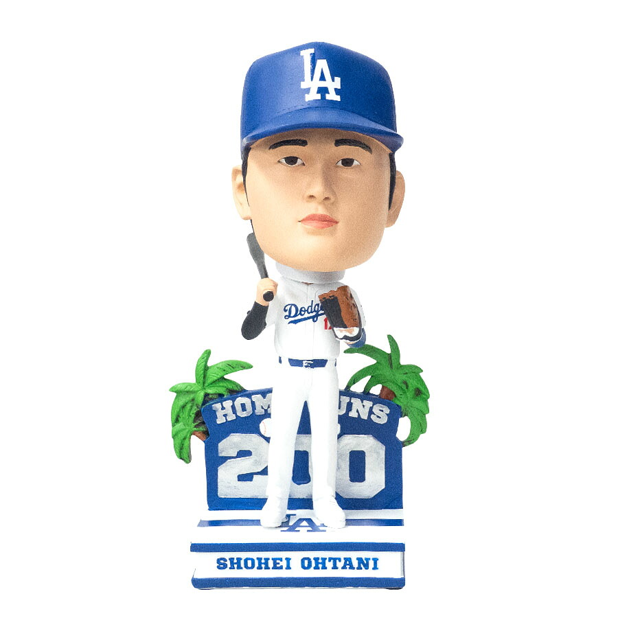 MLB 大谷翔平 ドジャース フィギュア 【300個限定】200 Career HR Away Jersey Bobblehead FOCO