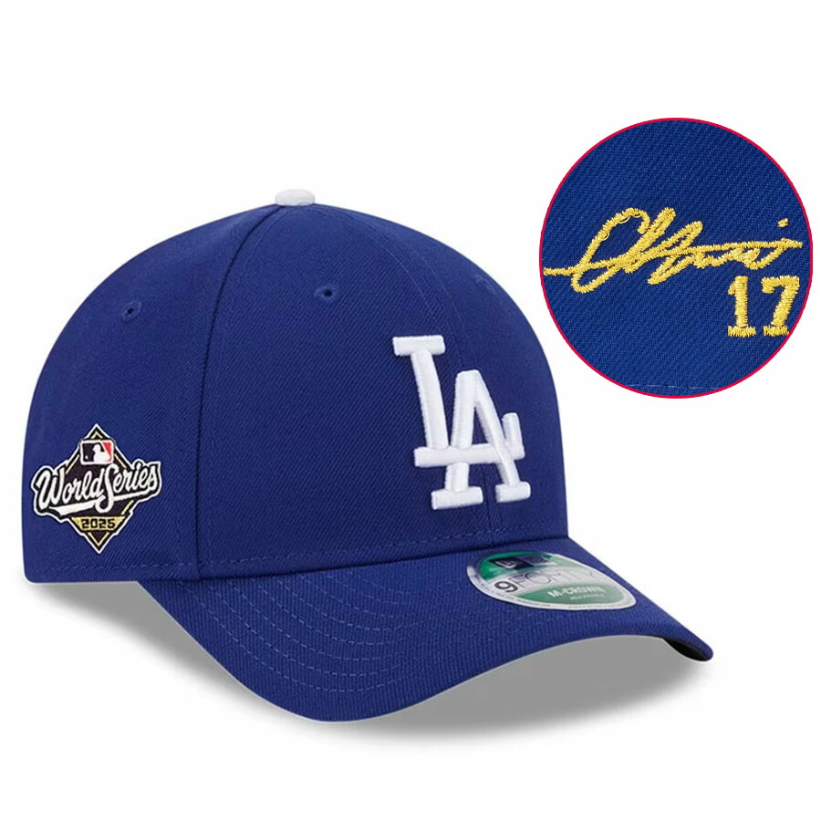 MLB 大谷翔平 ドジャース キャップ 海外カスタム ワールドシリーズ 2025 9FORTY サイン刺繍 ニューエラ/New Era