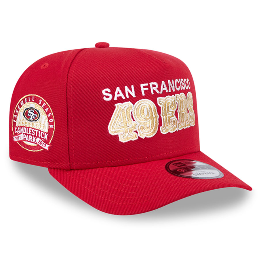 NFL 49ers キャップ 【現地買付】キャンドルスティックパーク 1973-2013 Patch 9FIFTY ニューエラ/New Era レッド