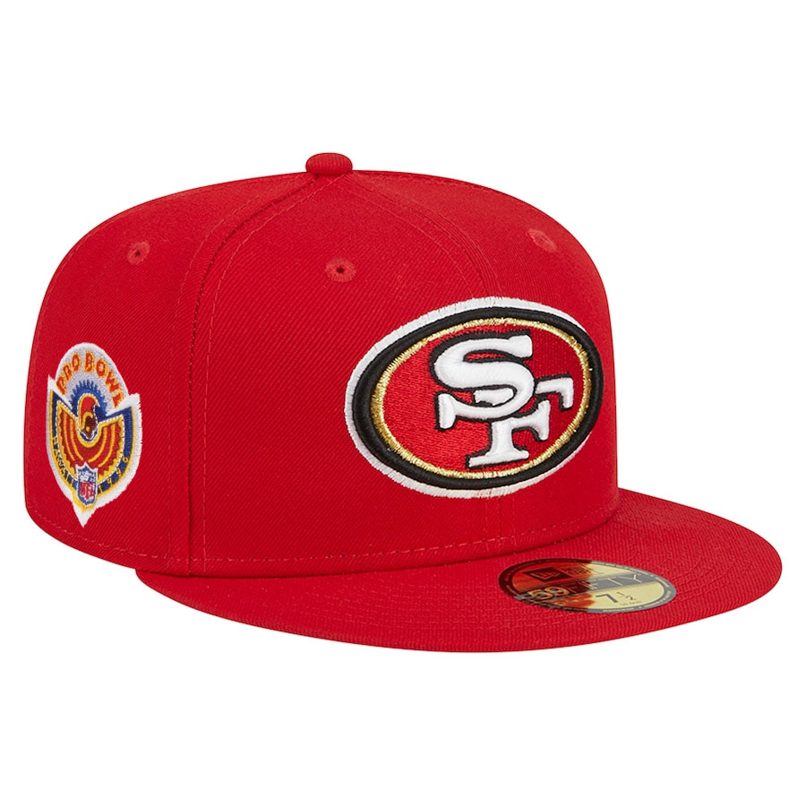 NFL 49ers キャップ 【現地買付】プロボウル 1996 Side Patch 59FIFTY Fitted Cap ニューエラ/New Era レッド