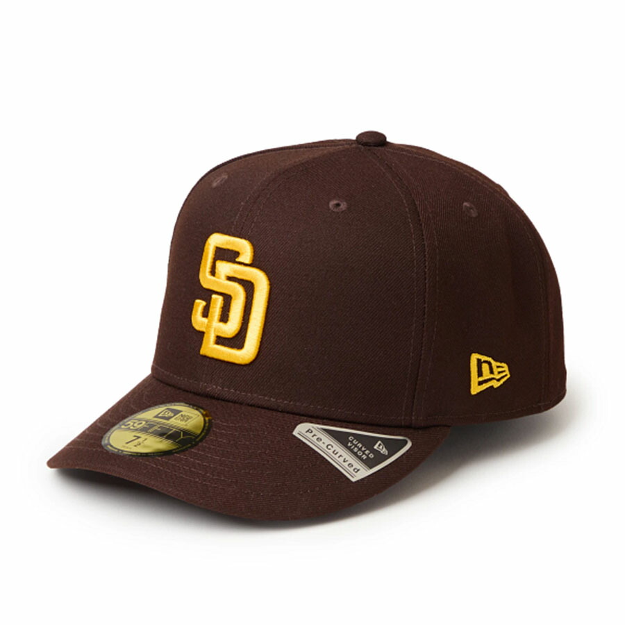 MLB パドレス キャップ Pre Curved 59FIFTY Fitted Hat プレカーブ ニューエラ/New Era ブラウン