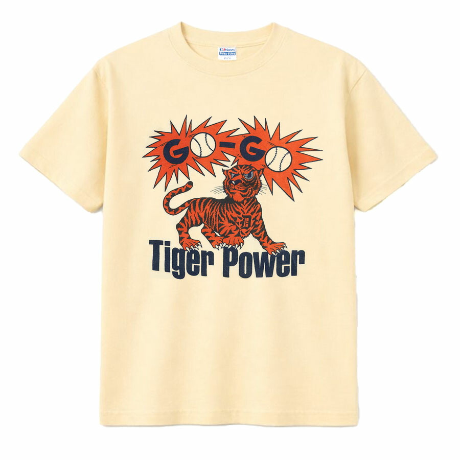 MLB タイガース プルオーバー 【野辺買付】 ヴィンテージ Tiger Power T-Shirt Hanes 皮膚軟化剤