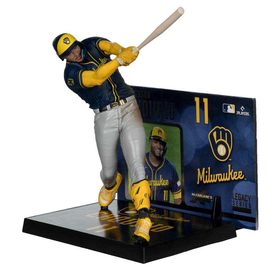 MLB ジャクソン・チョーリオ ブリュワーズ フィギュア 7-Inch Posed Figure マクファーレン Mc Farlane ネイビー|映画エンタメショップ SELECTION