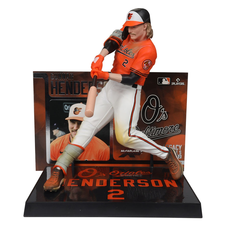 MLB ガナー・ヘンダーソン オリオールズ フィギュア 7-Inch Posed Figure マクファーレン Mc Farlane オレンジ|映画エンタメショップ SELECTION