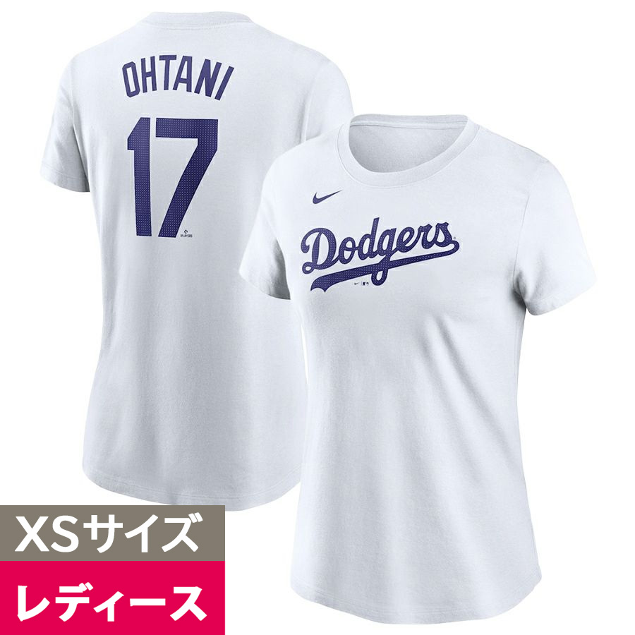 MLB 大谷翔平 ドジャース Tシャツ Women's 2024 Fuse ネーム&ナンバー T-Shirt レディース ナイキ/Nike ホワイト