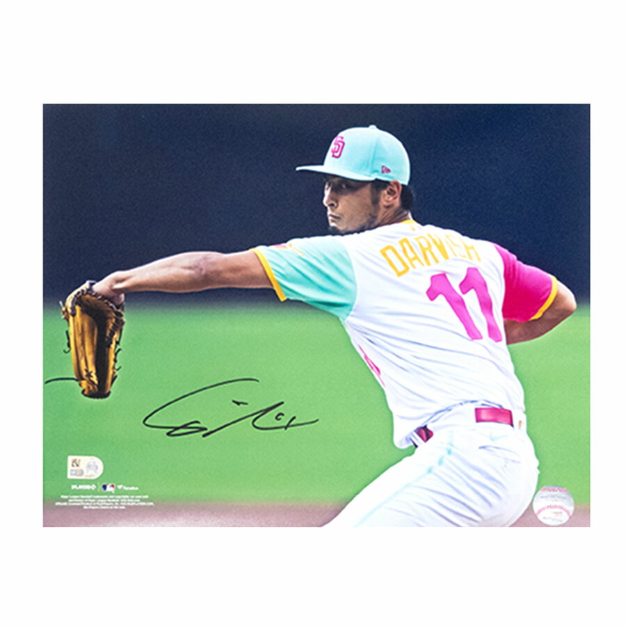 MLB ダルビッシュ有 パ御召しもの 自筆息吹き 映し絵 【野辺買付】Autographed シティーコネクト Photograph MLB Authentic