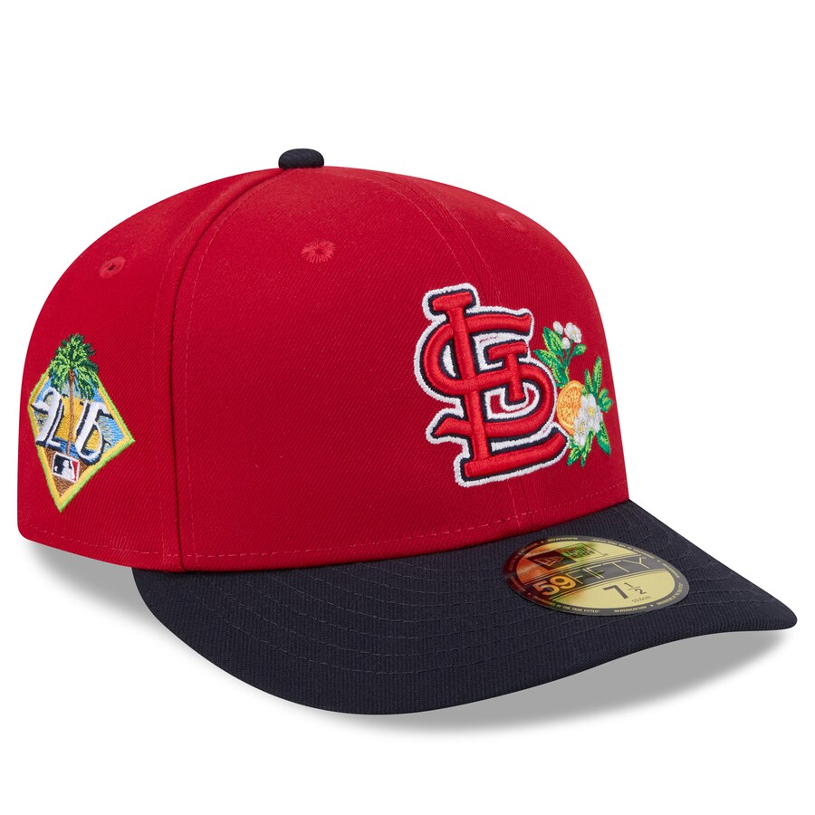 MLB カージナルス キャップ 【海外モデル】2026 スプリングトレーニング 59FIFTY Pre Curved プレカーブ ニューエラ/New Era レッド ネイビー