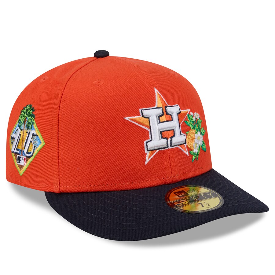 MLB アストロズ キャップ 【海外モデル】2026 スプリングトレーニング 59FIFTY Pre Curved プレカーブ ニューエラ/New Era オレンジ ネイビー