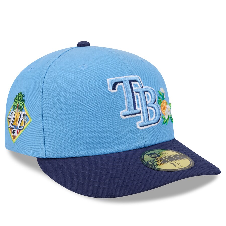 MLB タンパベイ・レイズ キャップ 【海外モデル】2026 スプリングトレーニング 59FIFTY Pre Curved プレカーブ ニューエラ/New Era ライト ブルー|映画エンタメショップ SELECTION
