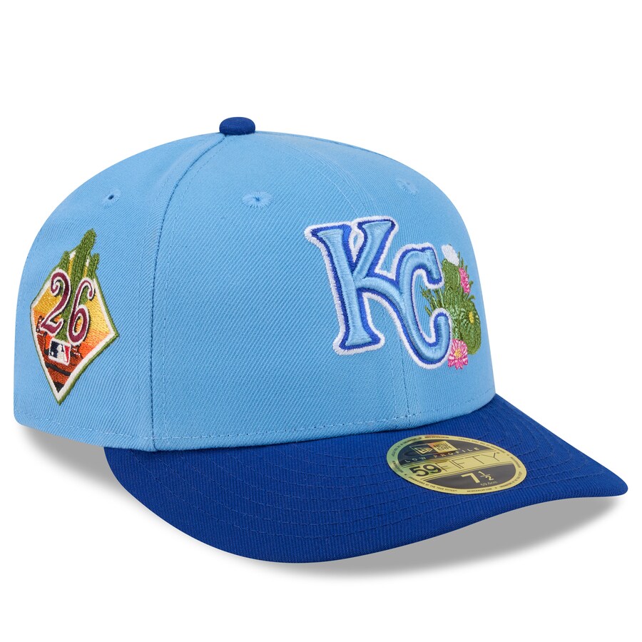 MLB ロイヤルズ キャップ 【海外モデル】2026 スプリングトレーニング 59FIFTY LP ロープロファイル ニューエラ/New Era ライトブルー ロイヤル