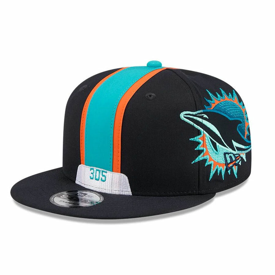 NFL ドルフィンズ キャップ Rivalries Helmet Pack 9FIFTY Snapback Cap ニューエラ/New Era ブラック