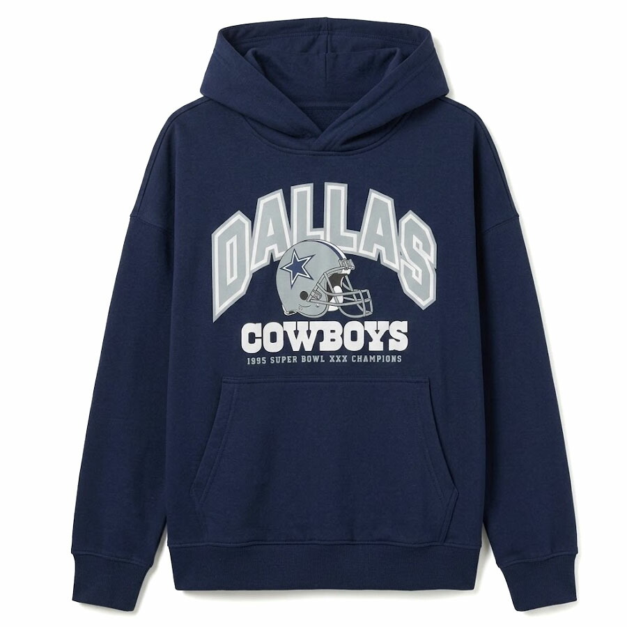 NFL カウボーイズ パーカー 【現地買付】Super Bowl XXX Champions 1995 Season Hoodie Ultra Game ネイビー 21,938円