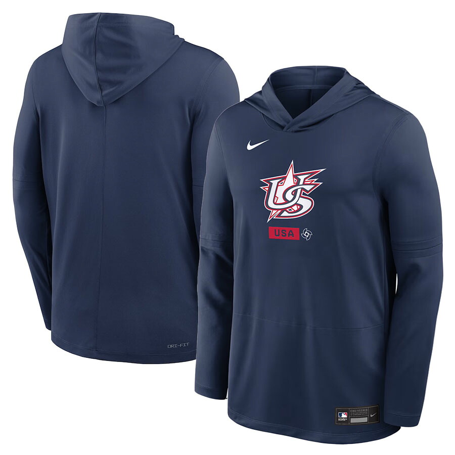 WBC USA 亜米利加代議員団 パーカー 2026 ワールドベースボールクラシック Lightweight Hoodie ナイキ/Nike 米国海軍 wbcot