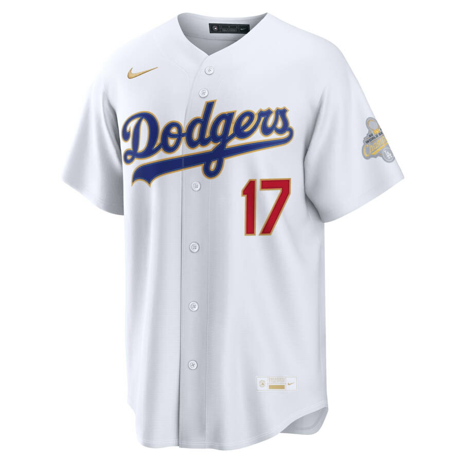 MLB 大谷翔平 ドジャース ユニフォーム WS2025優勝 ゴールド
