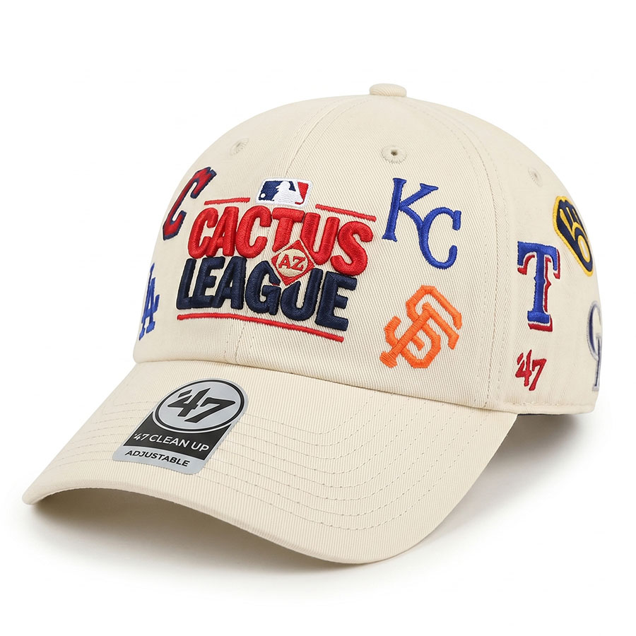 MLB 旗がしら 【外国で買付】発条形づくる カクタスリーグ Clean Up Cap 47Brand 皮膚軟化剤