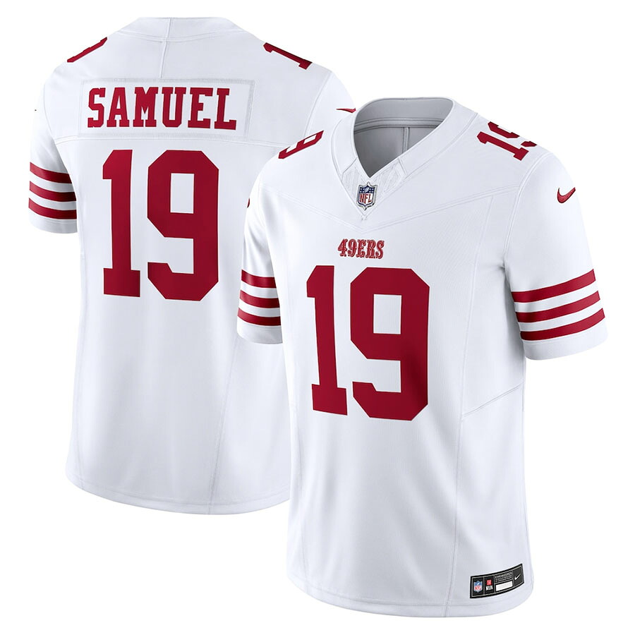 NFL ディーボ・サミュエル 49ers 制服 【現場買付】Vapor F.U.S.E. Limited Jersey リミテッド ナイキ/Nike 白いこと