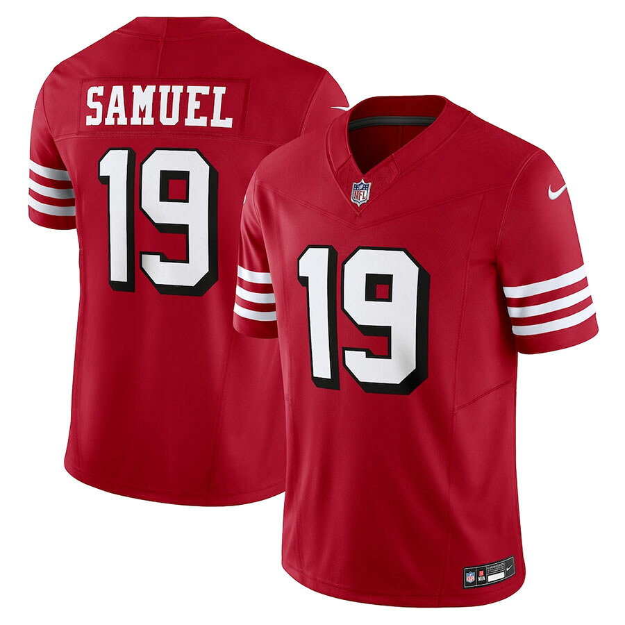 NFL ディーボ・サミュエル 49ers 制服 【現場買付】Vapor F.U.S.E. Limited Jersey リミテッド ナイキ/Nike 赤いこと