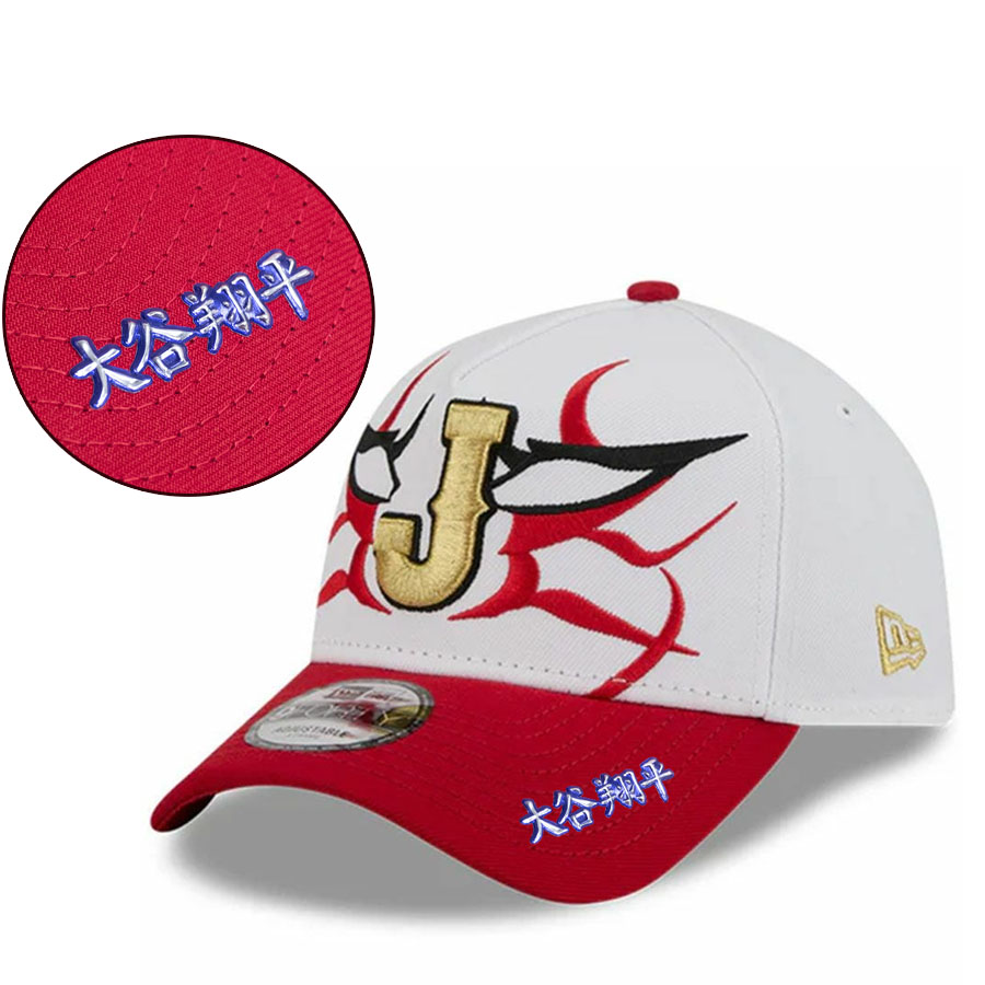 WBC 大谷翔平 侍ジャパン キャップ 海外カスタム クロームパッチ 2026 ワールドベースボールクラシック Kumadori 9FORTY A-Frame ニューエラ/New Era｜映画エンタメショップ SELECTION
