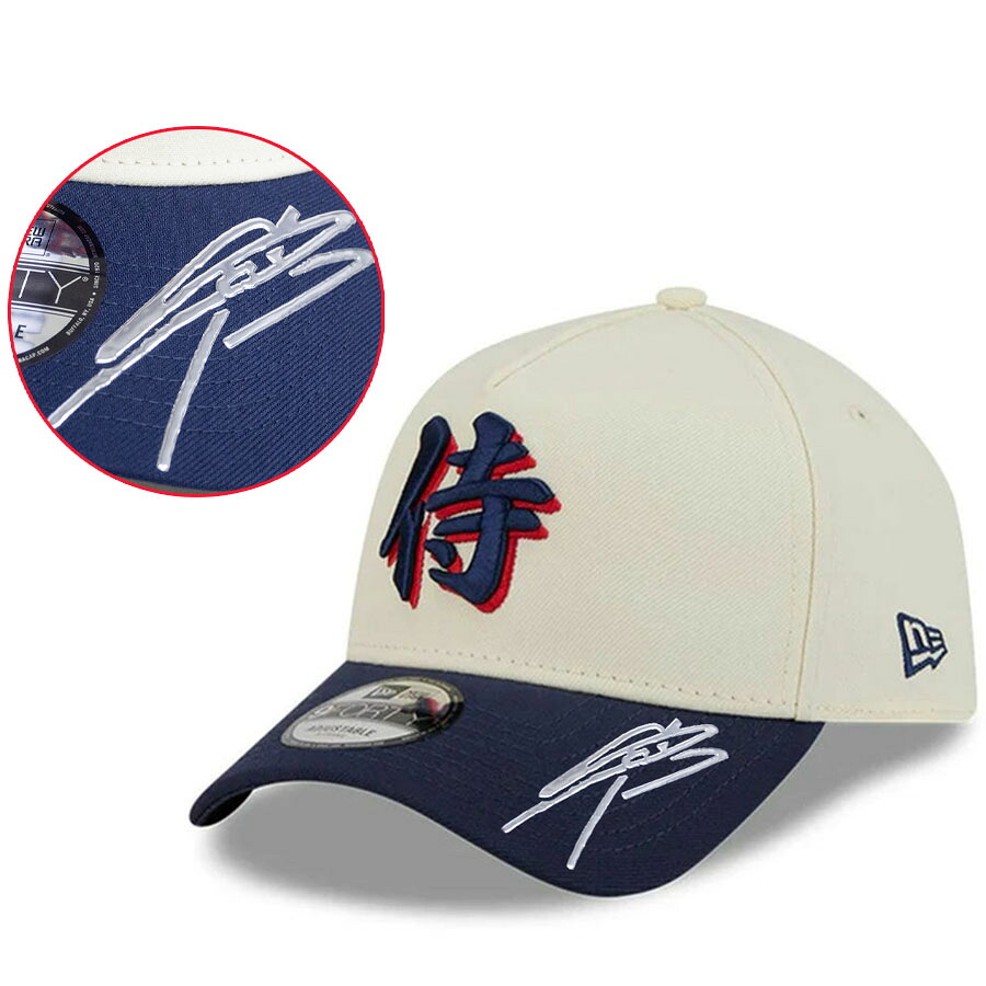 WBC 山本由伸 侍ジャパン キャップ 海外カスタム クロームパッチ 2026 ワールドベースボールクラシック Kanji Samurai 9FORTY A-Frame ニューエラ/New Era｜映画エンタメショップ SELECTION
