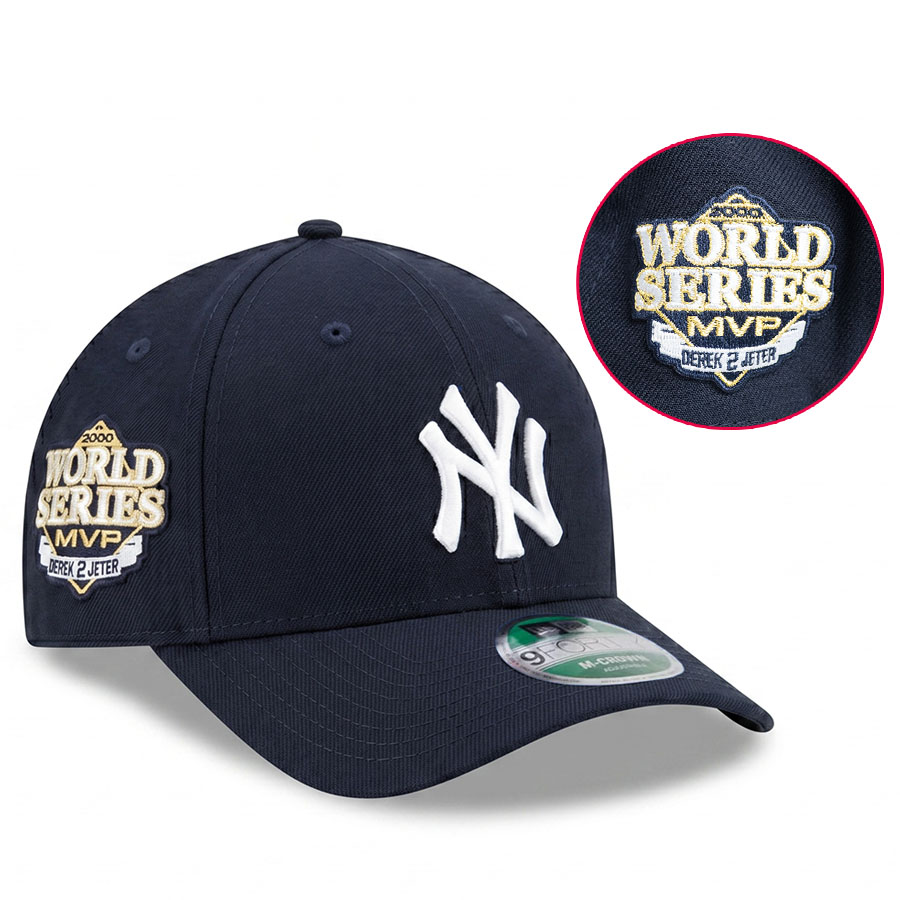 MLB デレク・ジーター ヤンキース キャップ 【海外モデル】殿堂入り ワールドシリーズ2000 MVP 9FORTY ニューエラ/New Era ネイビー｜映画エンタメショップ SELECTION