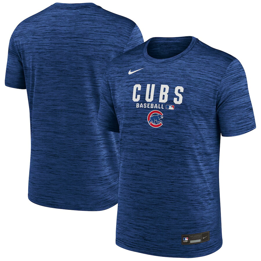 MLB カブス ティーシャツ 【運動選手着付けるひな形】2026 オーセンティックコレクション AC Velocity Performance T-Shirt ナイキ/Nike 混雑時青碧【nkac】