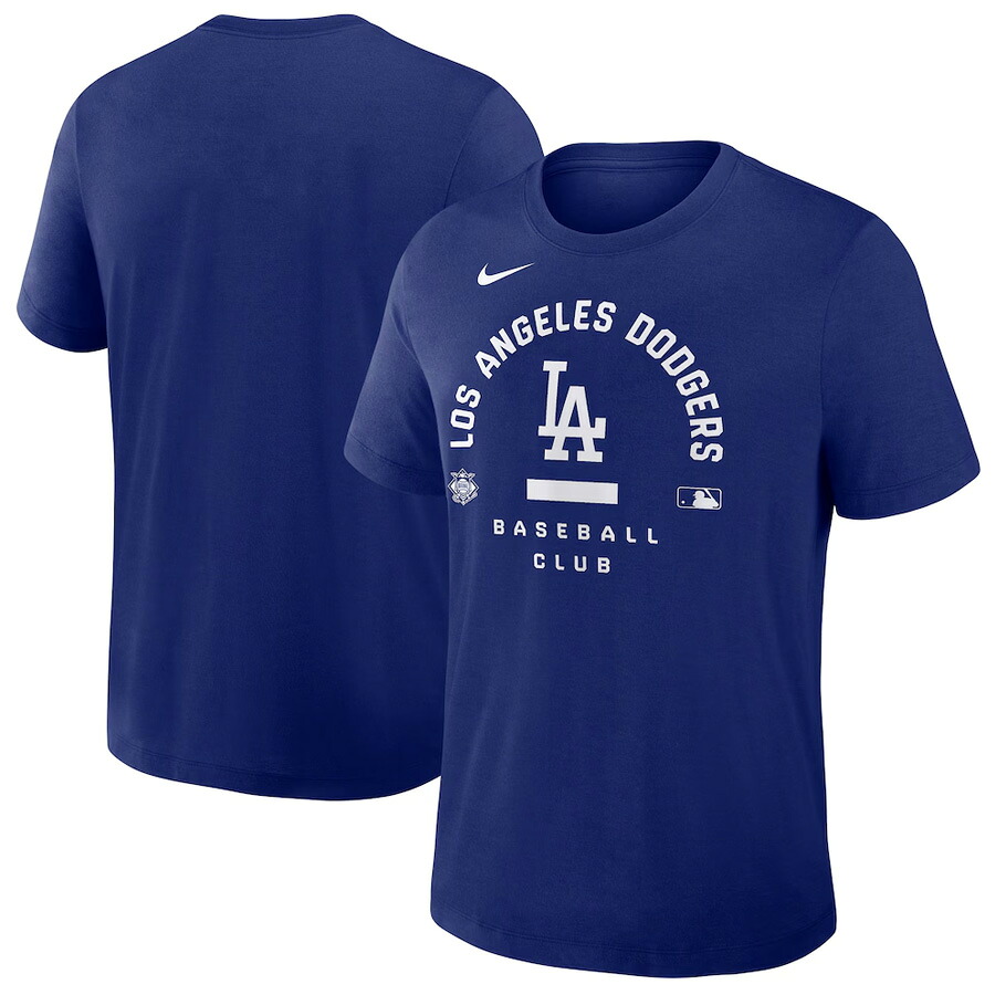MLB ドジャース ティーシャツ 【運動選手着付けるひな形】2026 オーセンティックコレクション AC Early Work T-Shirt ナイキ/Nike ロイヤル【nkac】