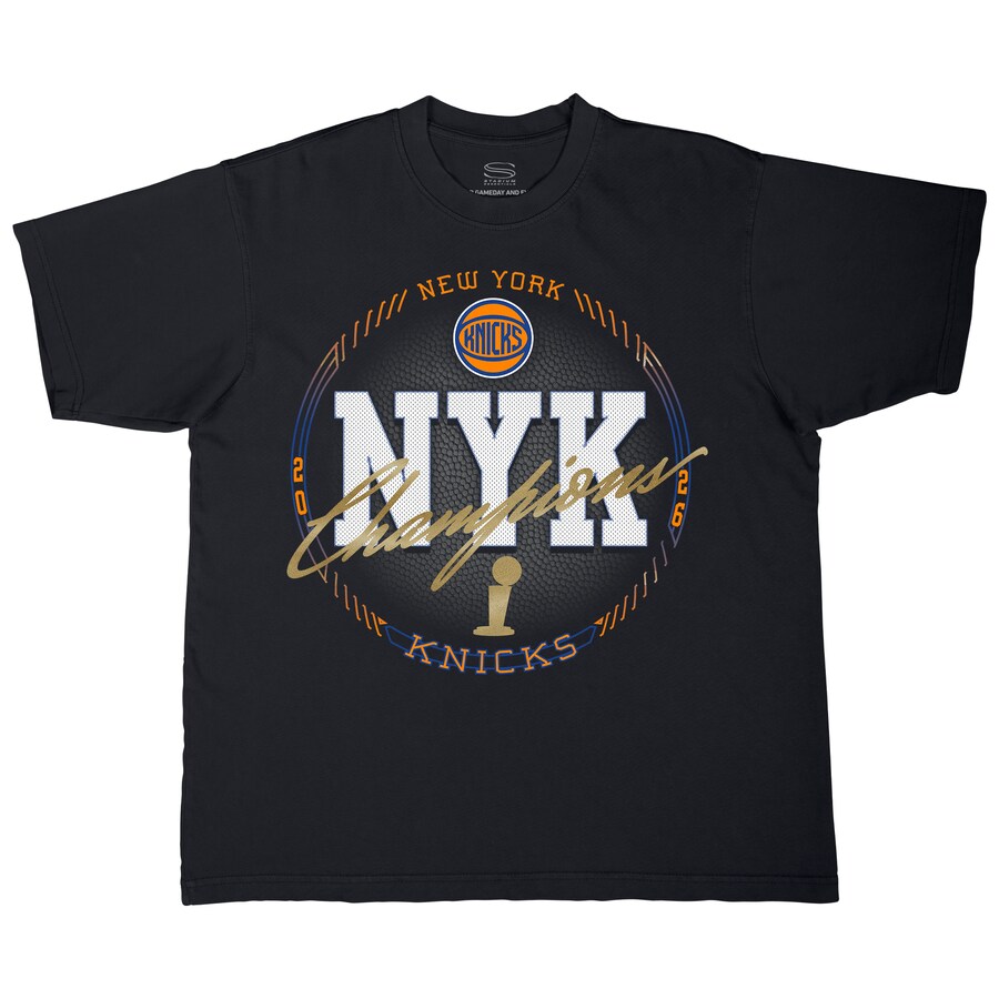 NBA ニックス Tシャツ 【海外モデル】NBAファイナル2026 優勝記念 All Access Urban T-Shirt Stadium Essentials Unisex ブラック|映画エンタメショップ SELECTION